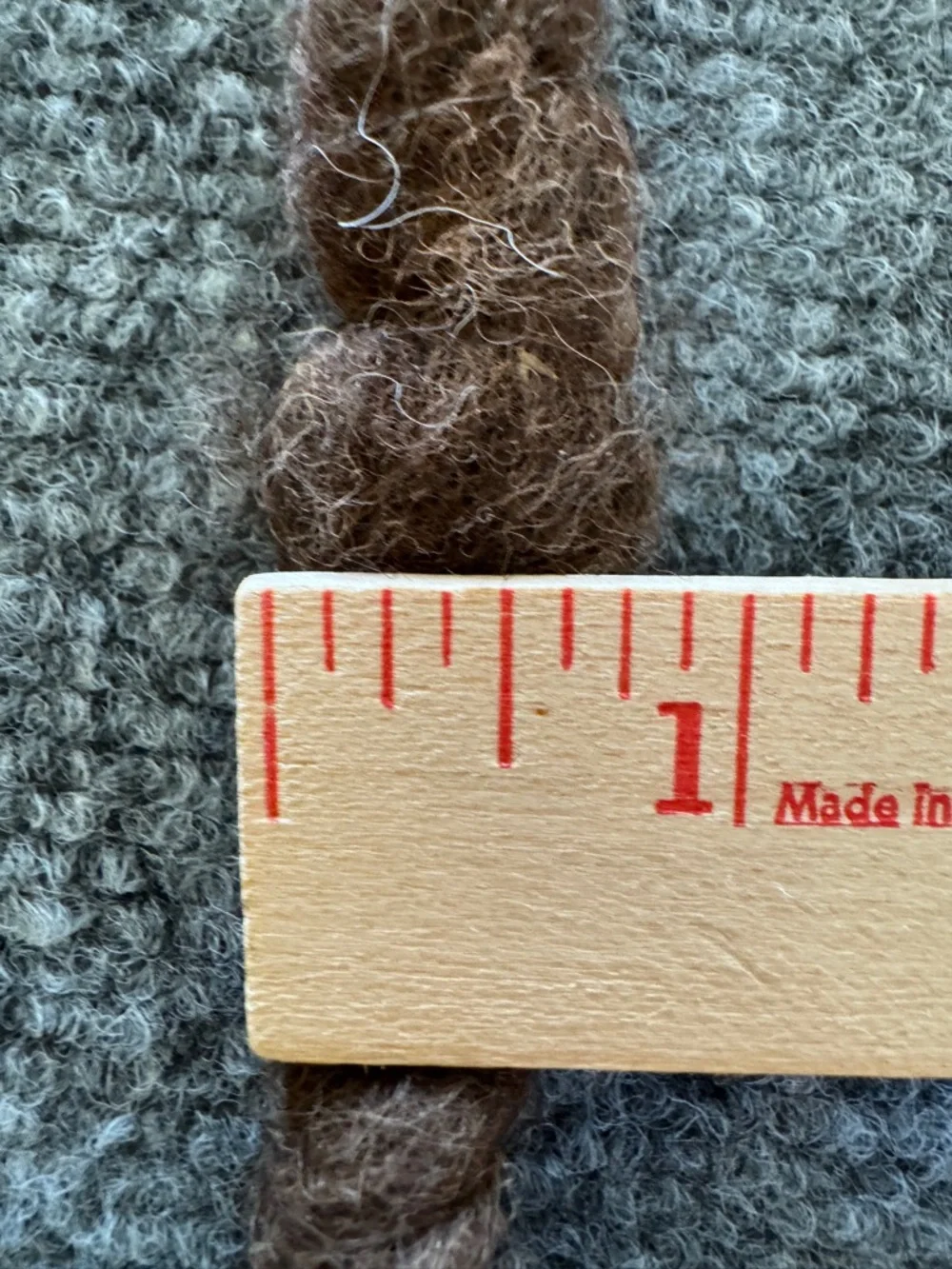 Super Bulky Core Yarn 51 Yards Brown Ombre Art Yarn Weaving Fiber Art